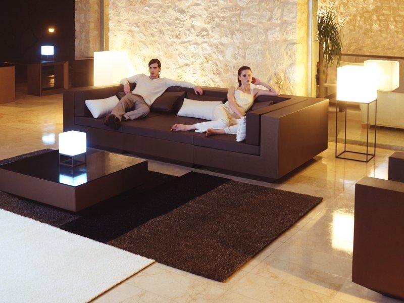 VELA L Corner polyethylene garden sofa