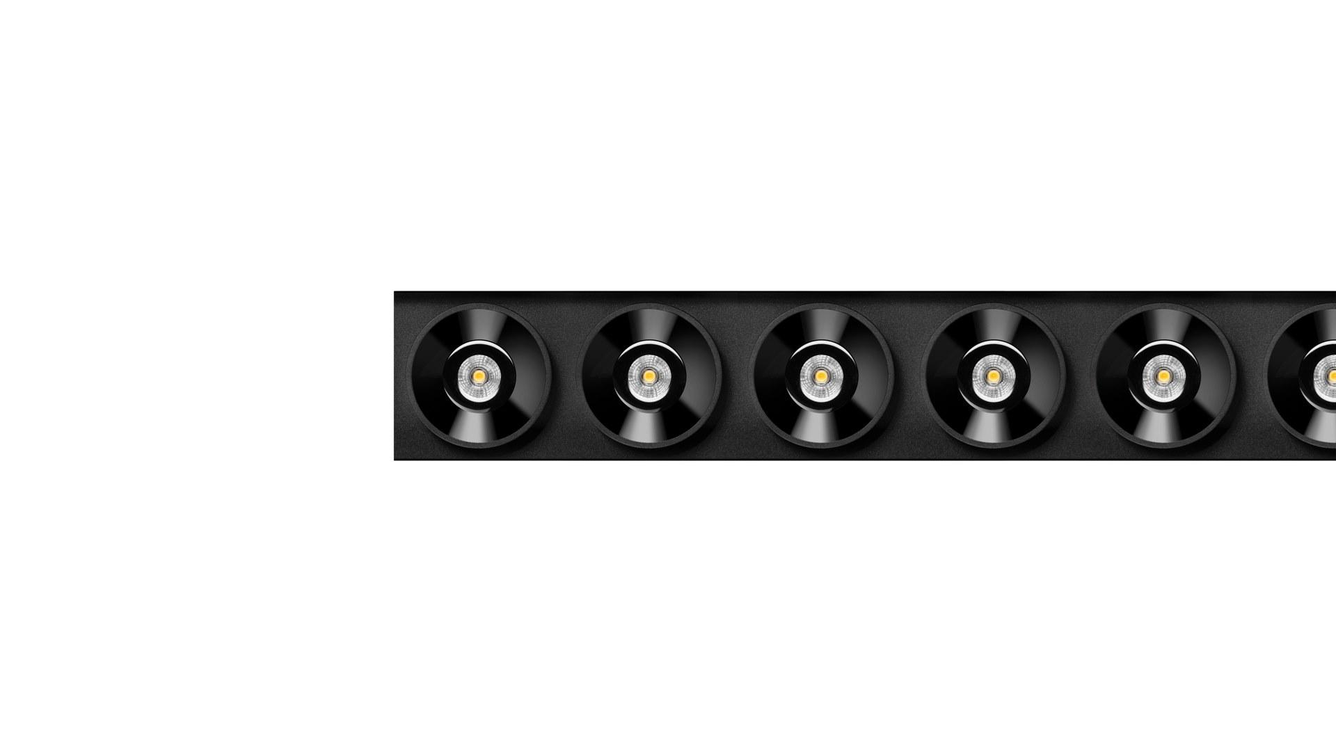 BLACK FOSTER CUSTOM Aluminium linear lighting profile for LED modules