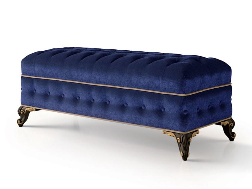 6583 Tufted velvet bench
