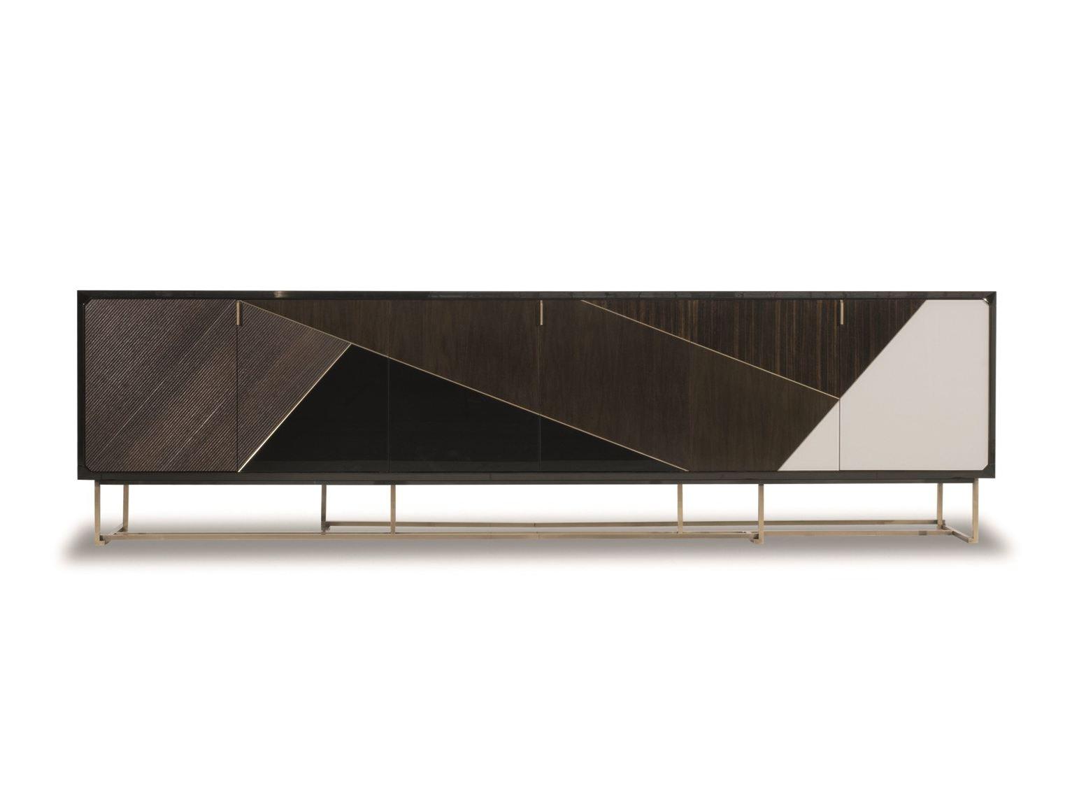 WIREFRAME Wooden sideboard