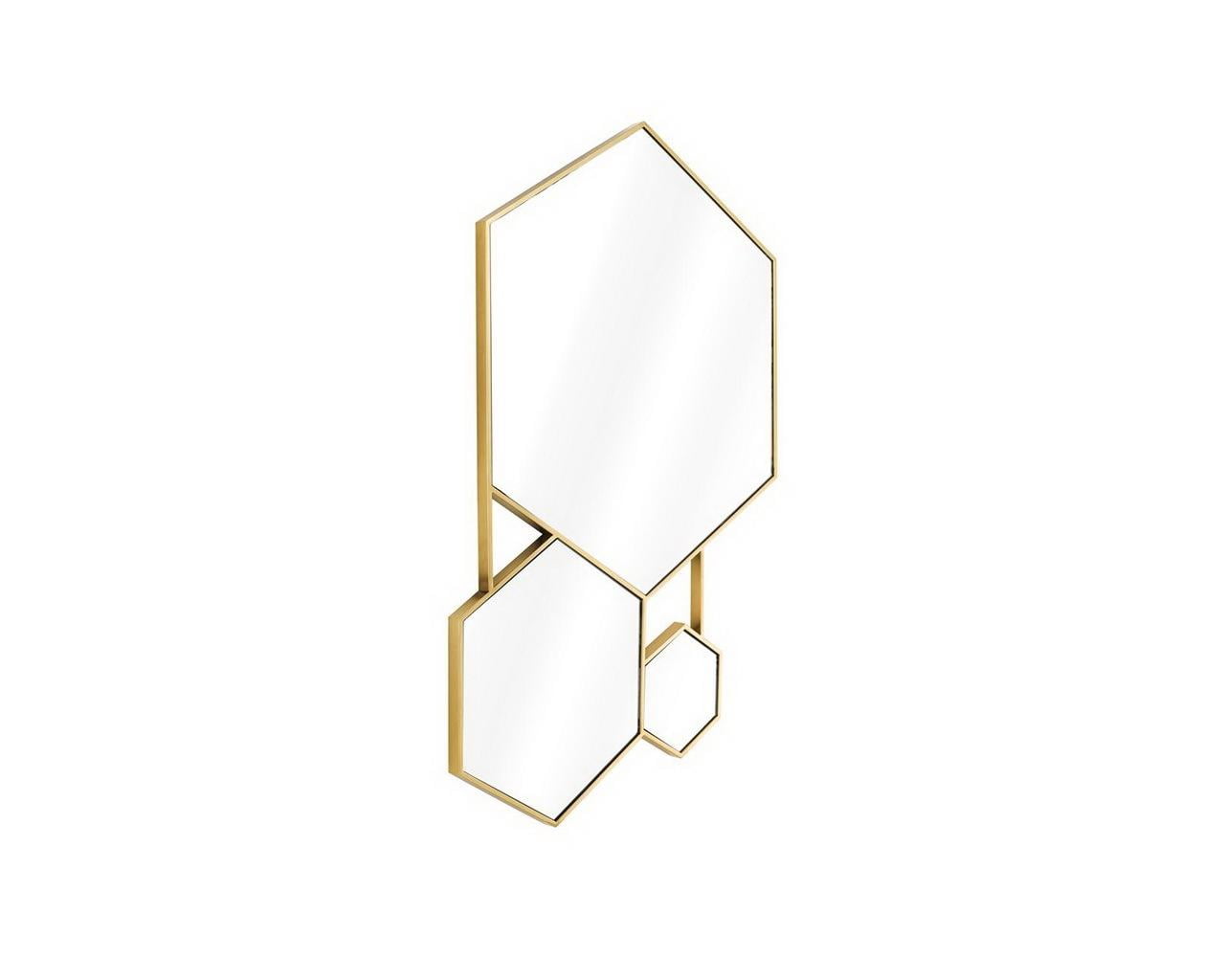 HEXA Square metal mirror