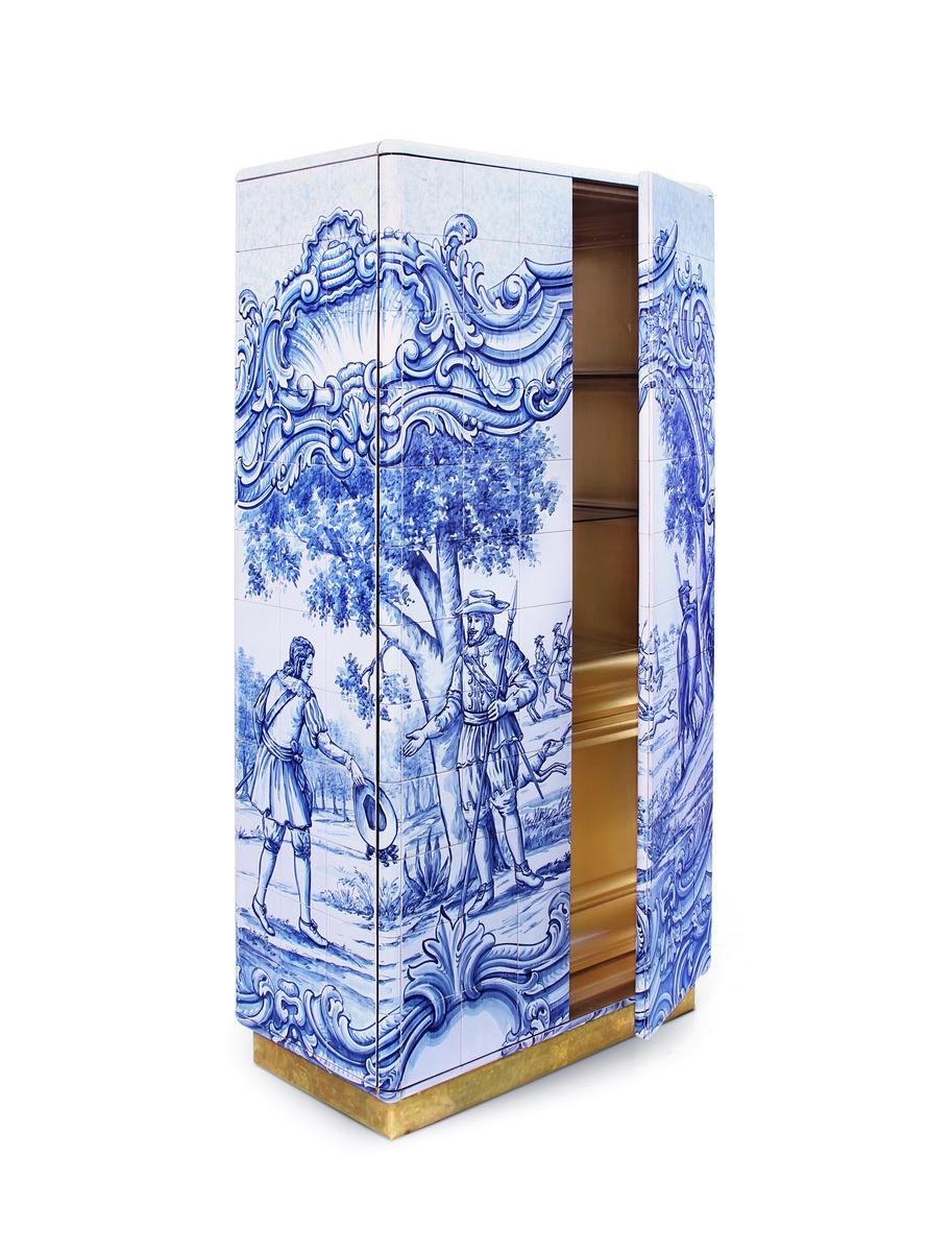 HERITAGE Ceramic highboard with doors