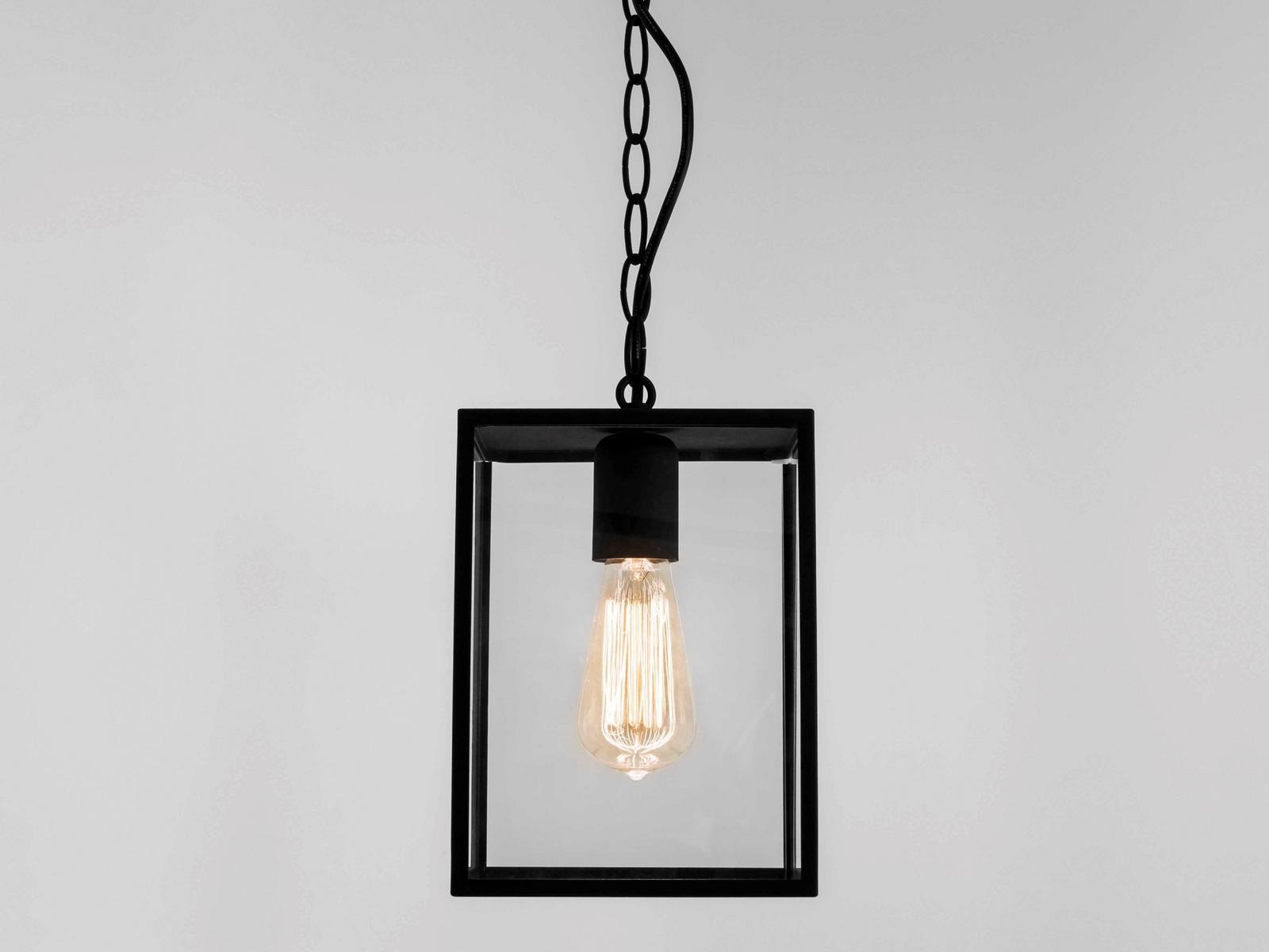 HOMEFIELD PENDANT LED Glass and Stainless Steel outdoor pendant lamp