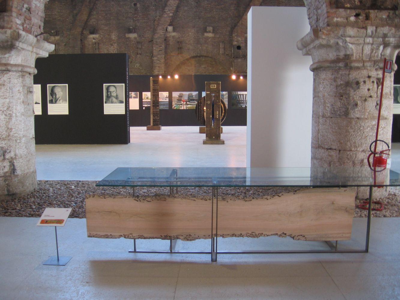 CORNICE Rectangular glass table
