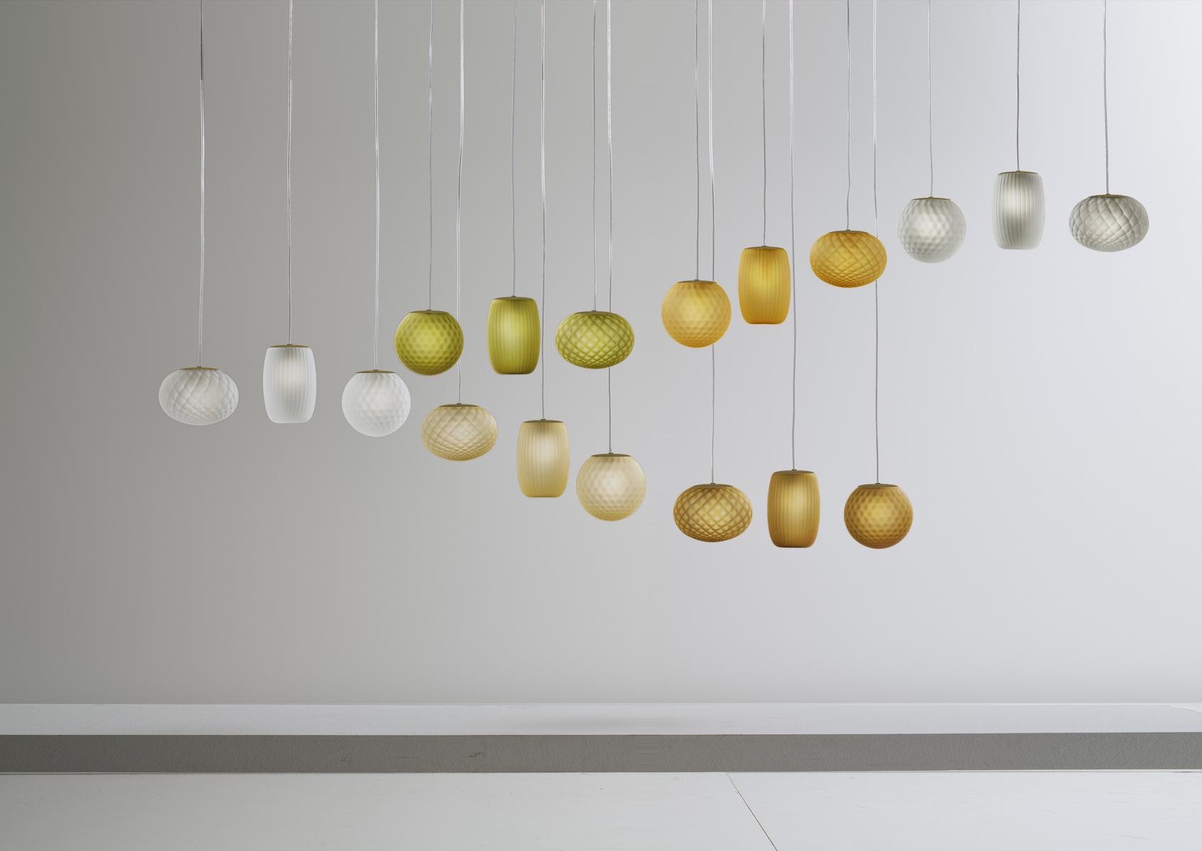 EVY LED blown glass pendant lamp