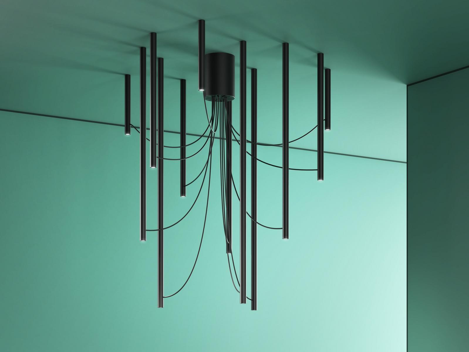 ARI Anodized aluminium ceiling lamp