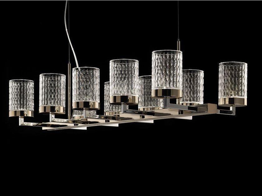 QUARZO 725/L10 LED crystal chandelier