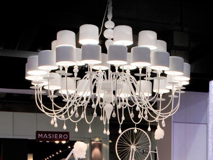 EVA S20+10 Direct light aluminium chandelier
