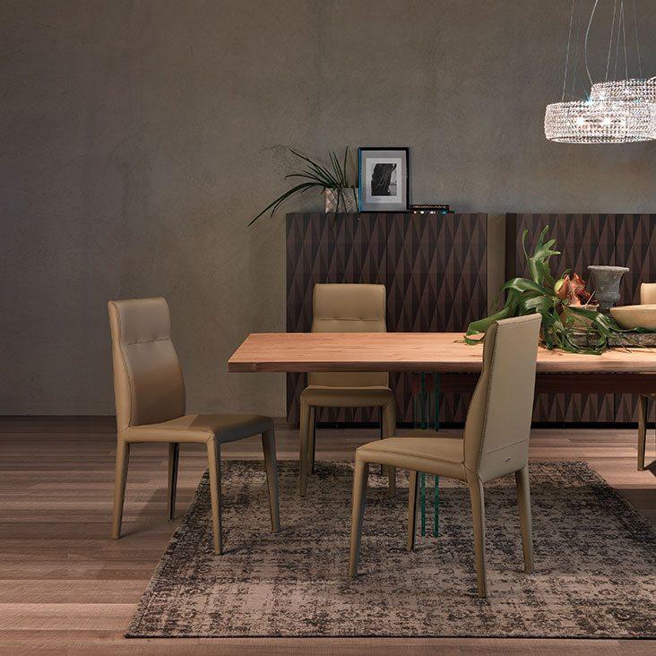 AGATHA FLEX Fabric chair