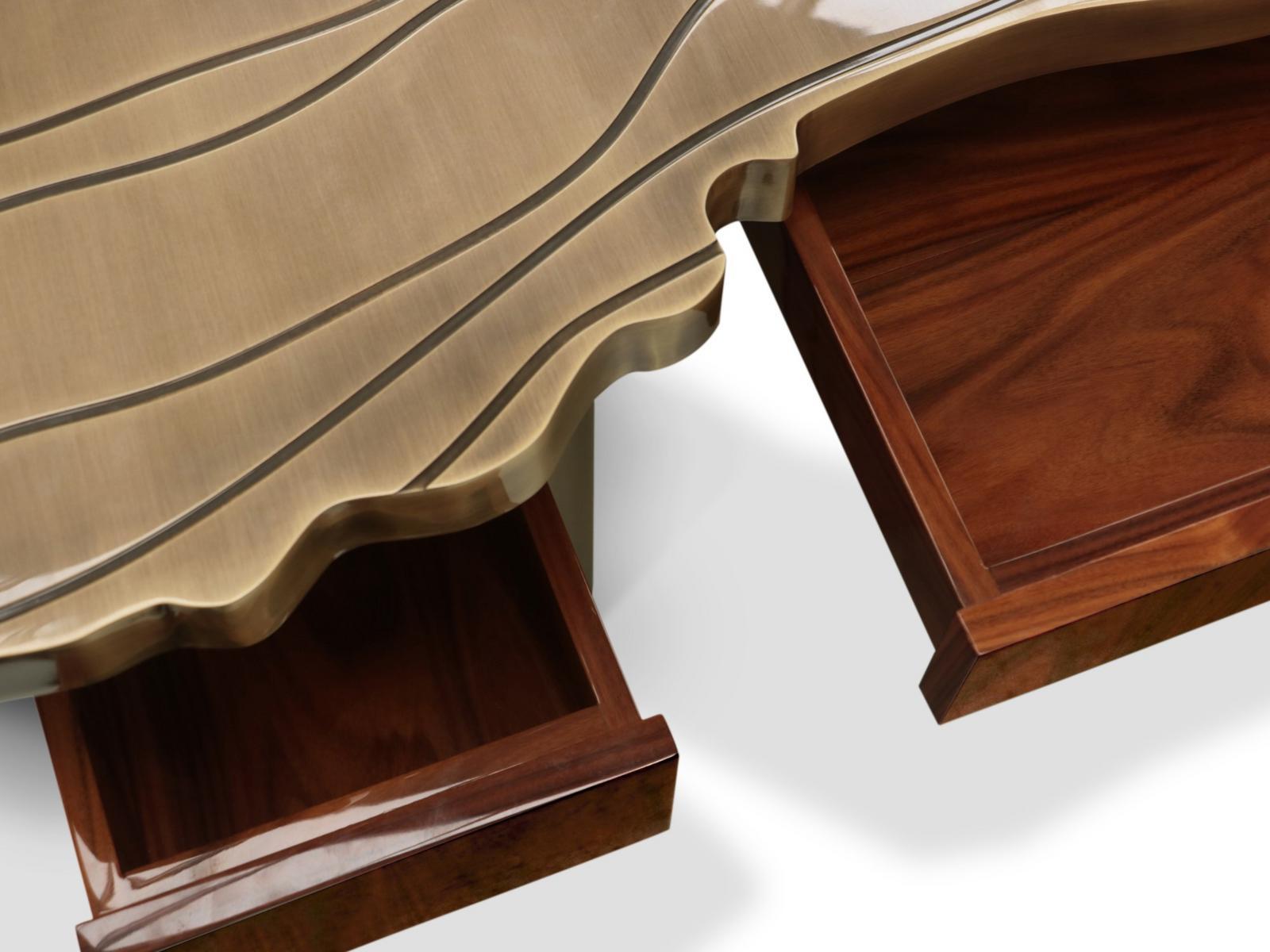 FORTUNA Writing desk with drawers