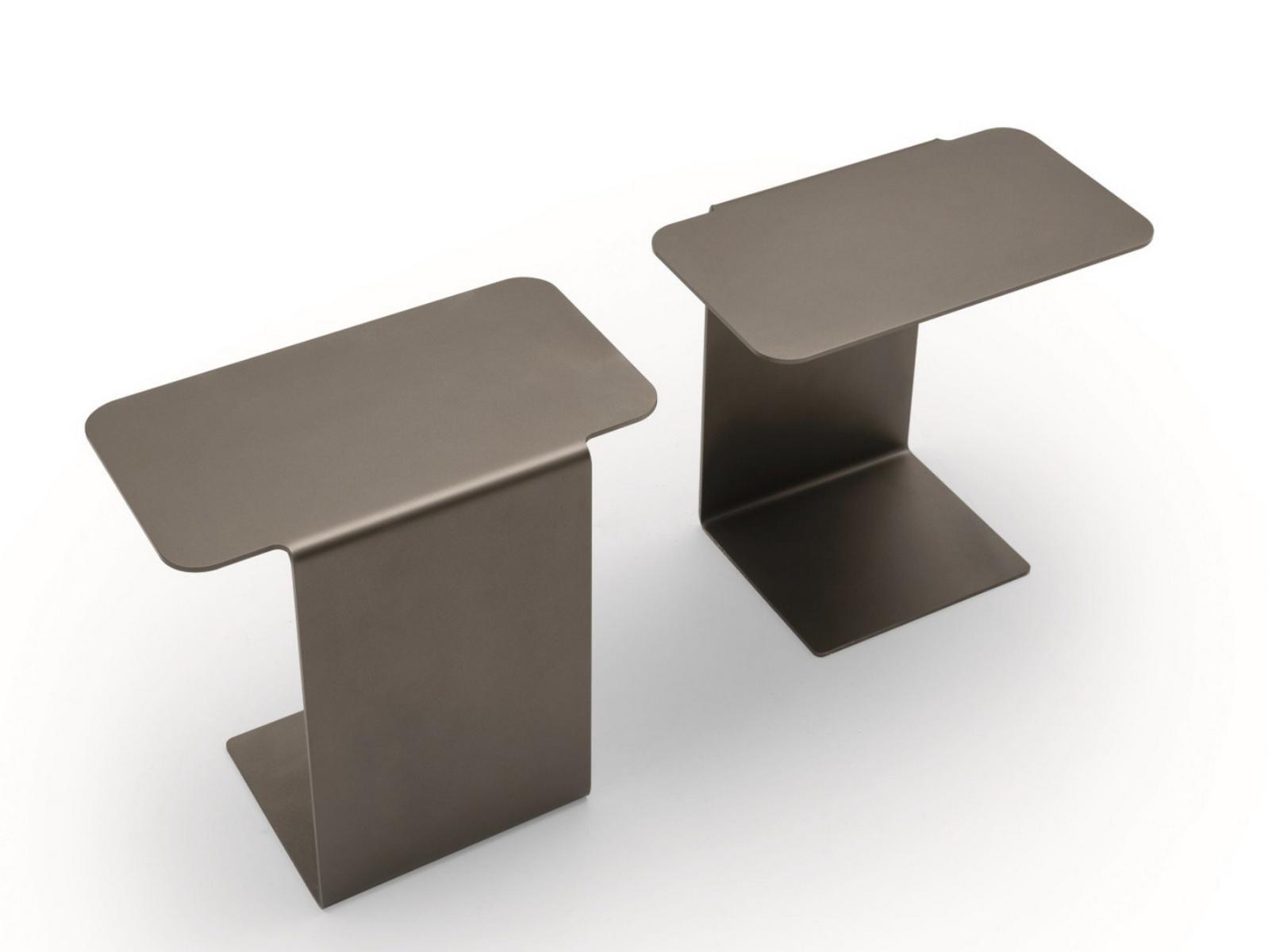 SKIN Rectangular plate side table