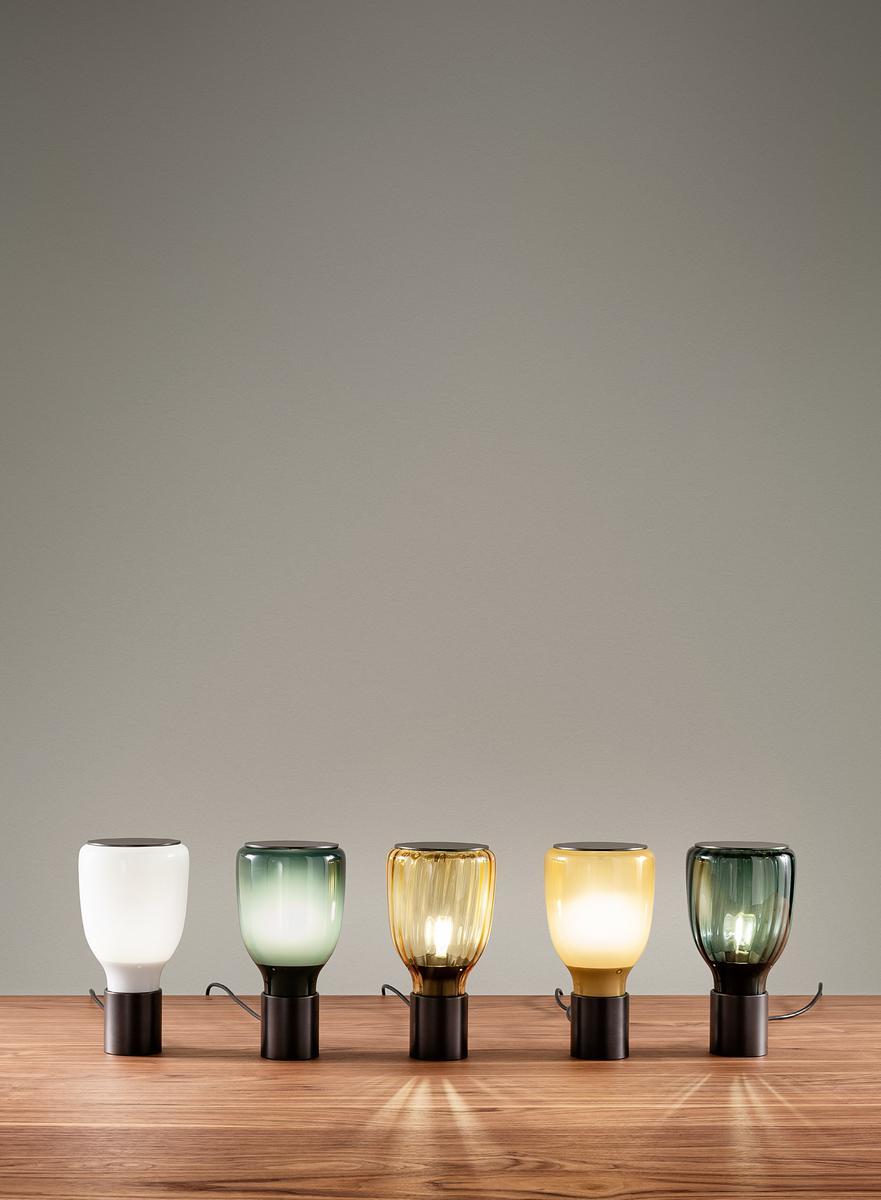 ACQUERELLI Blown glass table lamp