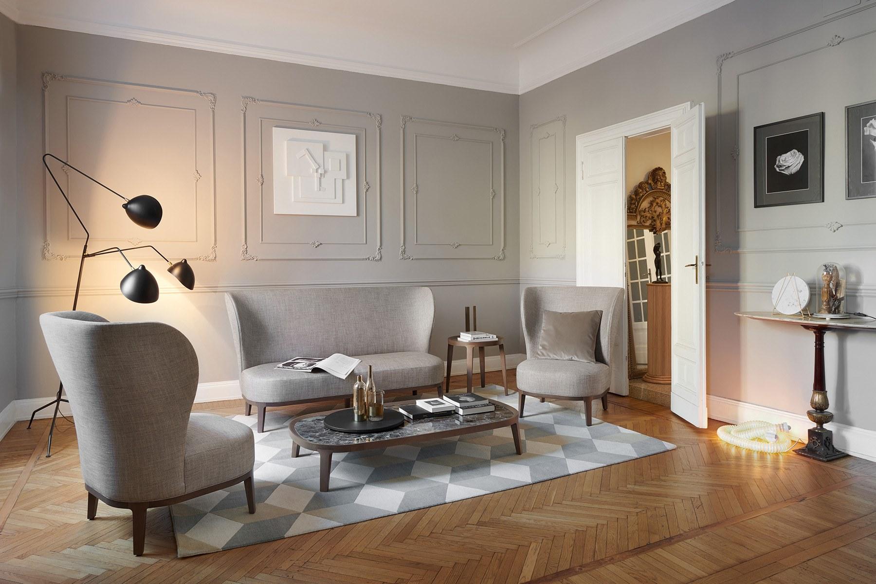 SPRING High-back armchair