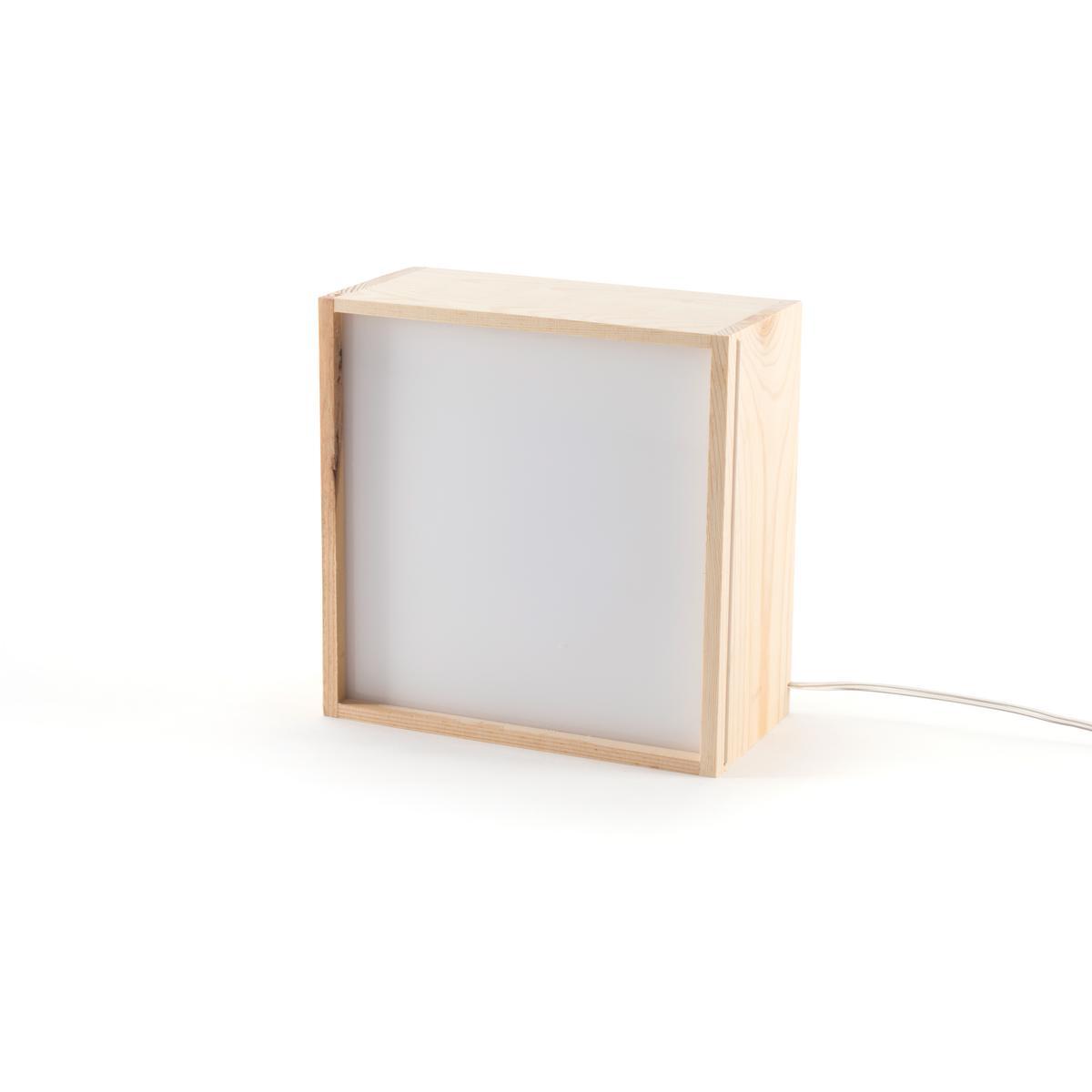 CHANGE YOUR MIND LED wooden table lamp