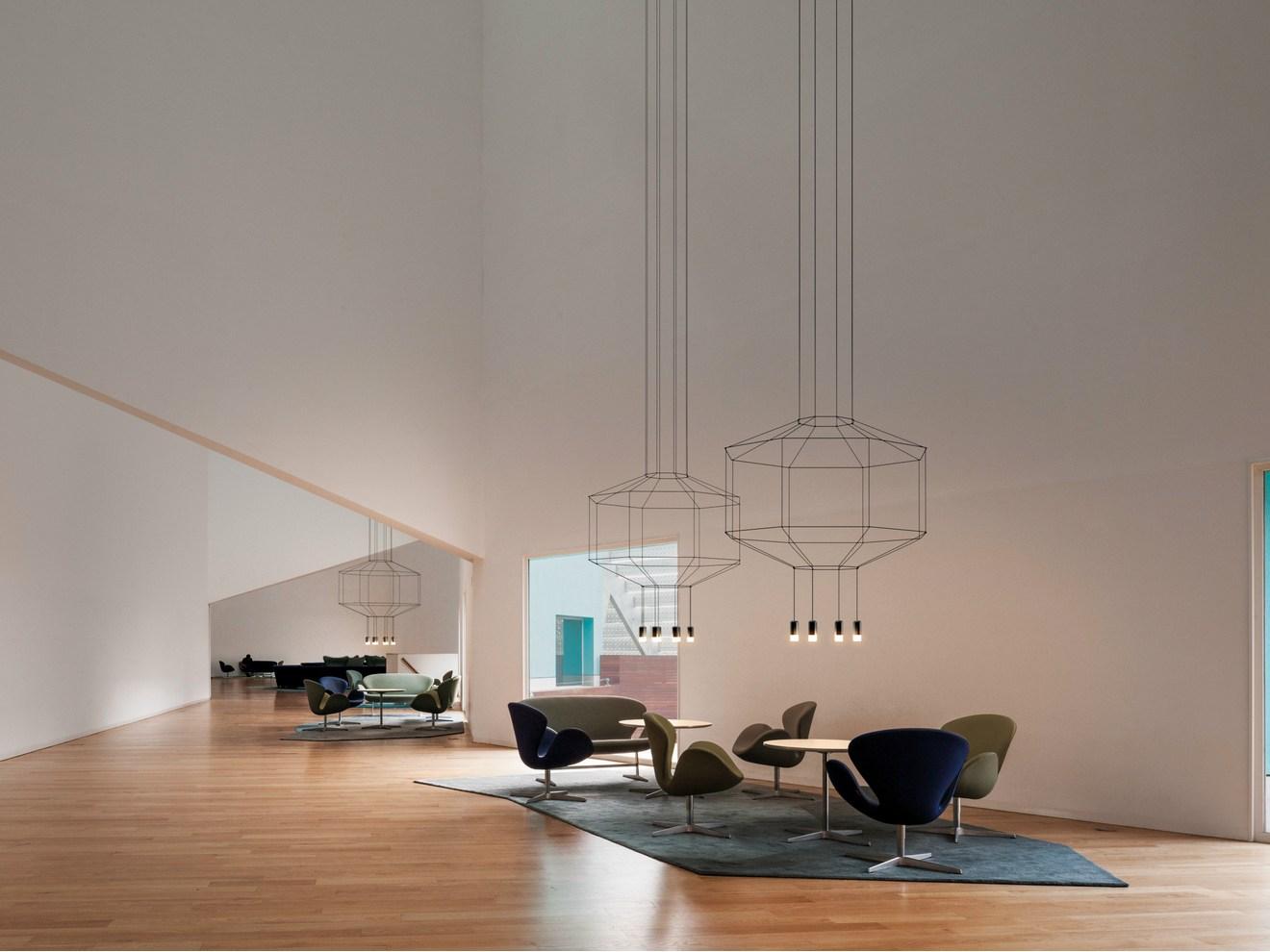 WIREFLOW 8 LED pendant lamp