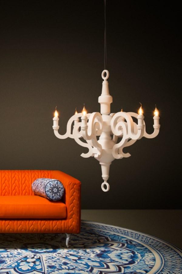 PAPER CHANDELIER L Cardboard chandelier