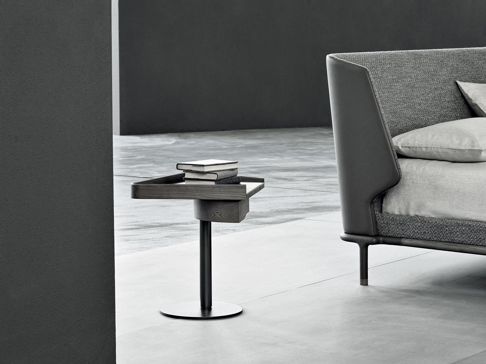 LIV Solid wood and metal coffee table / bedside table