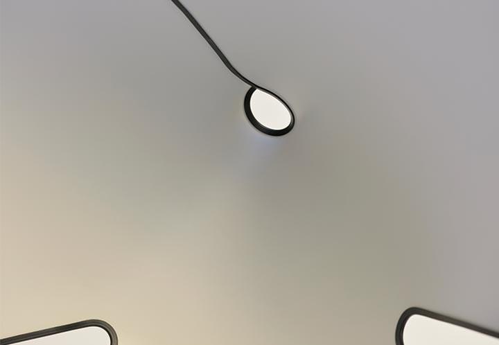 CHIARA LED steel floor lamp with dimmer