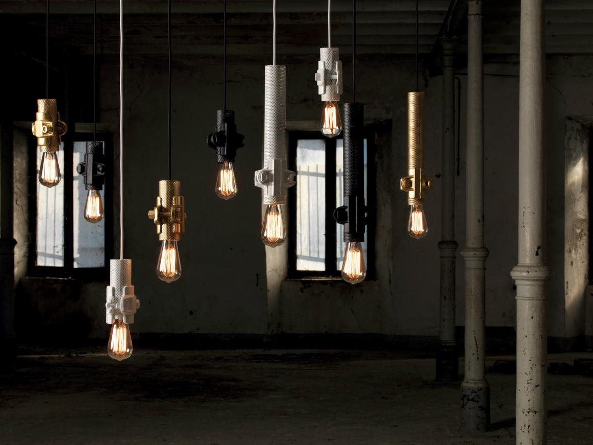 NANDO 2 Painted metal pendant lamp