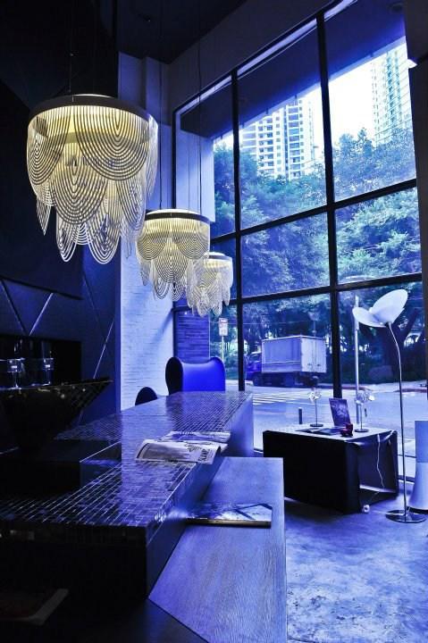 CEREMONY Opalflex® and Cristalflex® pendant lamp