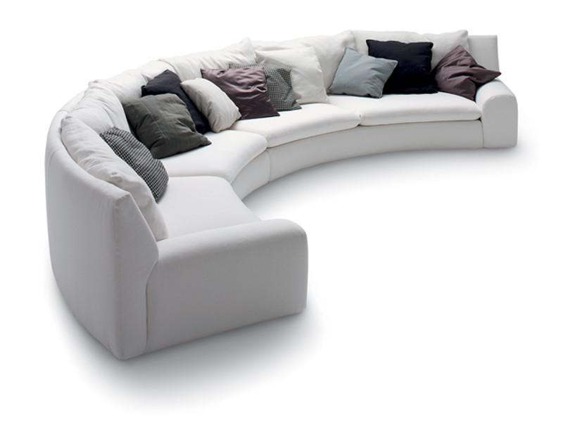 BEN BEN Curved fabric sofa