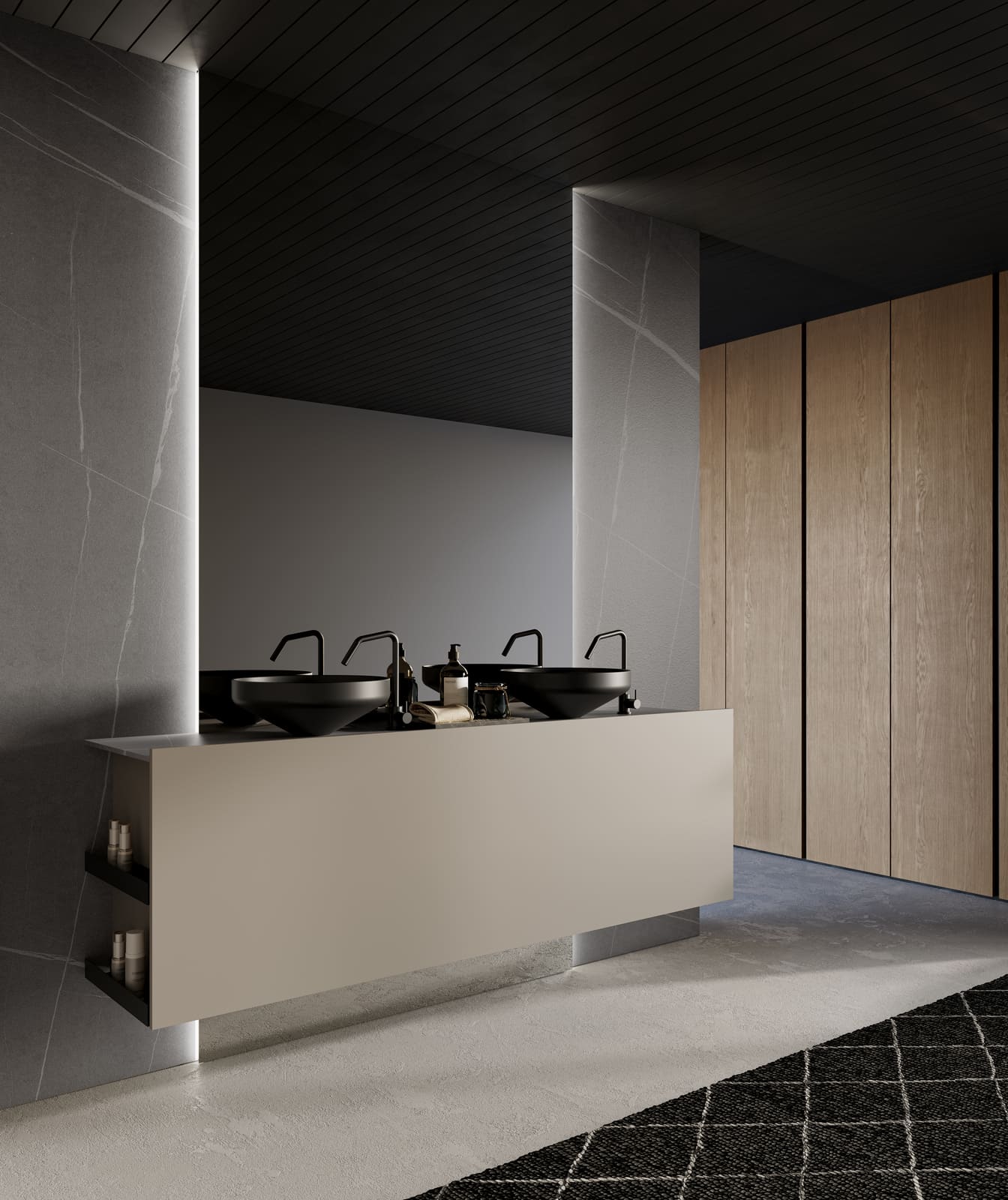 SAIL Lacquered bathroom