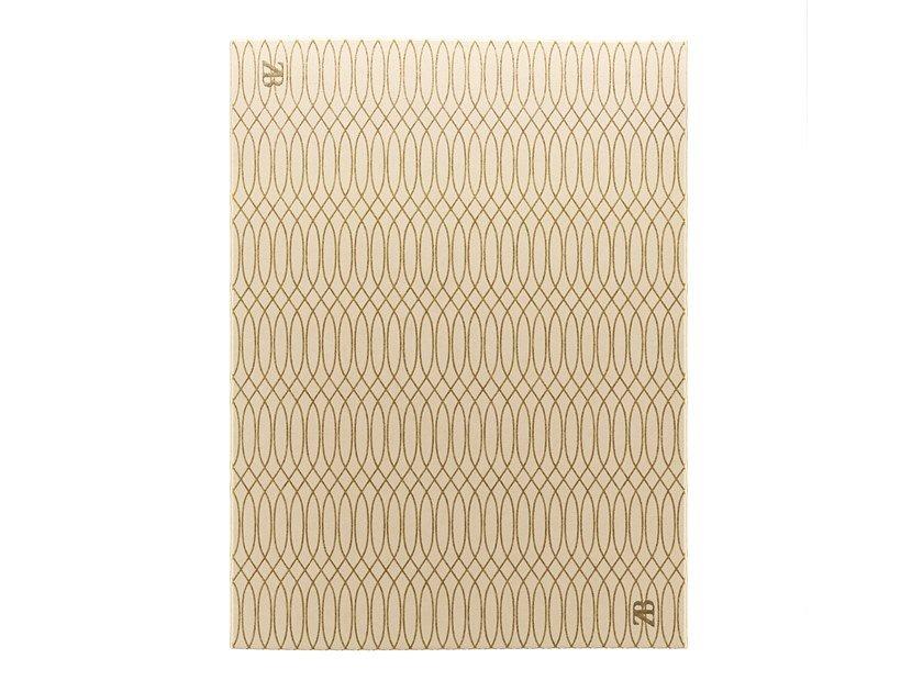 PETRUS Rectangular wool rug with geometric shapes