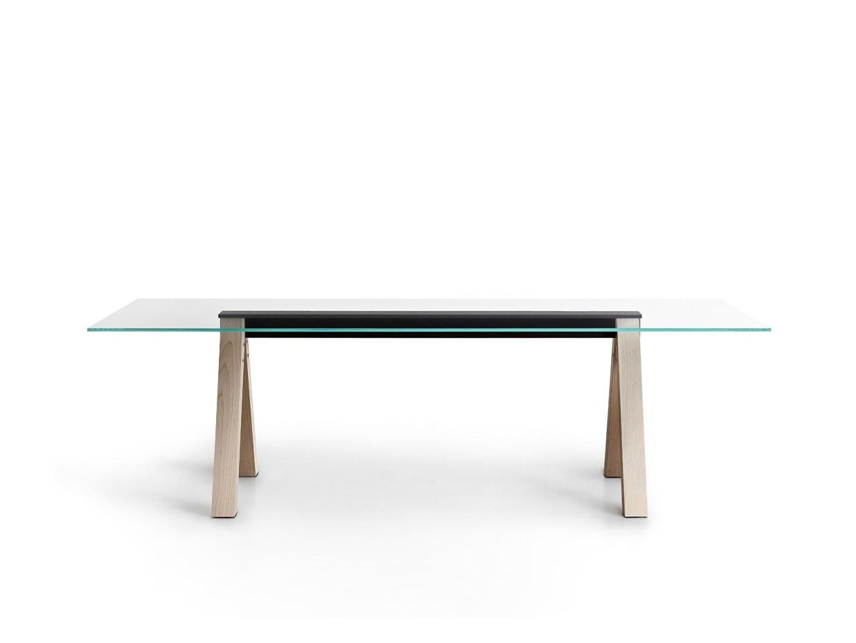 SESTO Rectangular glass table