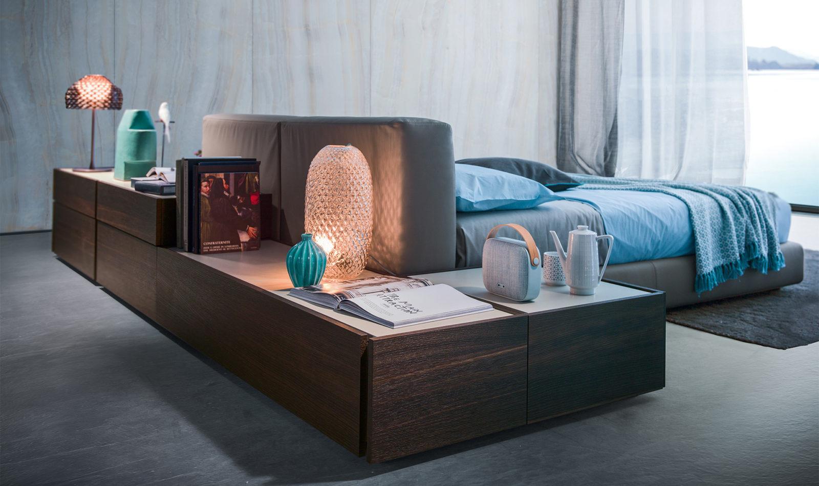 DA-DO SYSTEM Rectangular lacquered chest of drawers with integrated handles