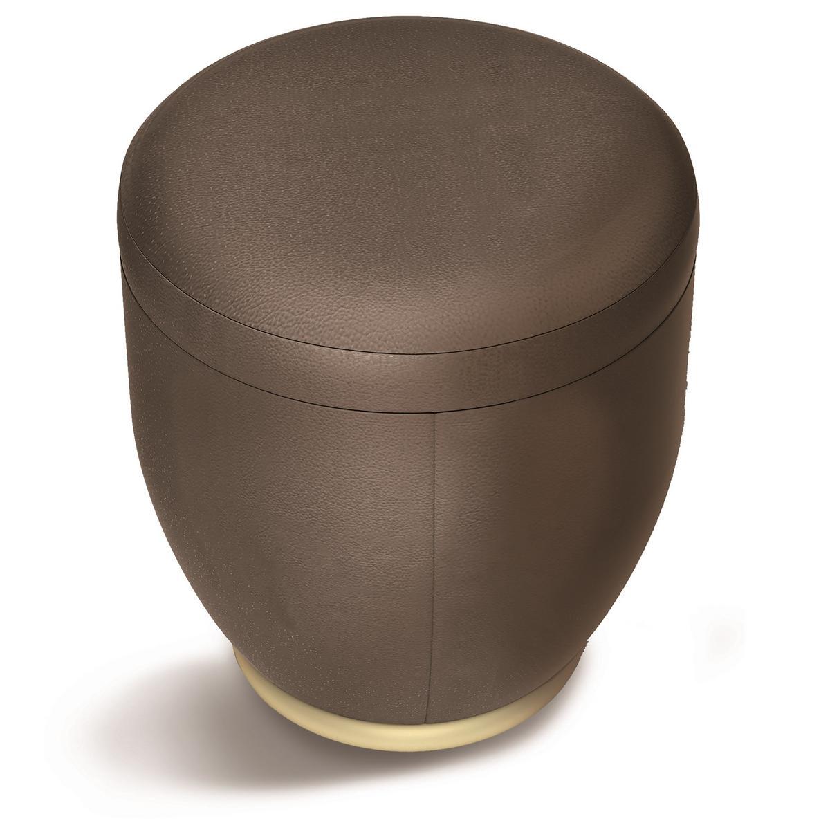 GODWIN Round fabric pouf