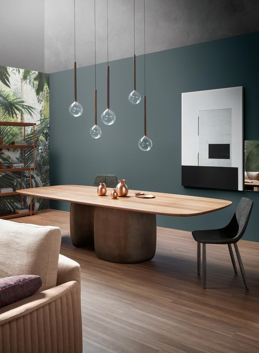 SOFÌ Borosilicate glass pendant lamp