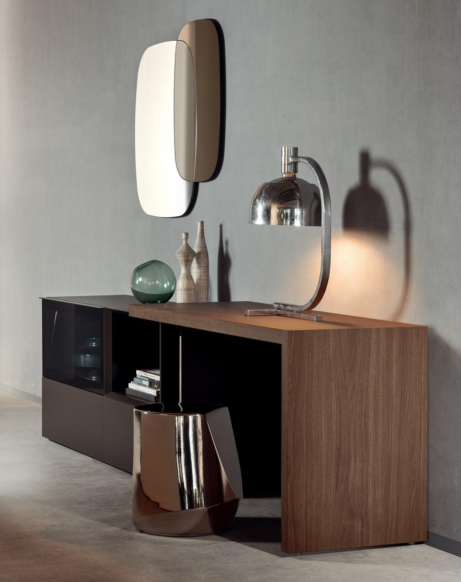 DOMINO Rectangular wooden writing desk