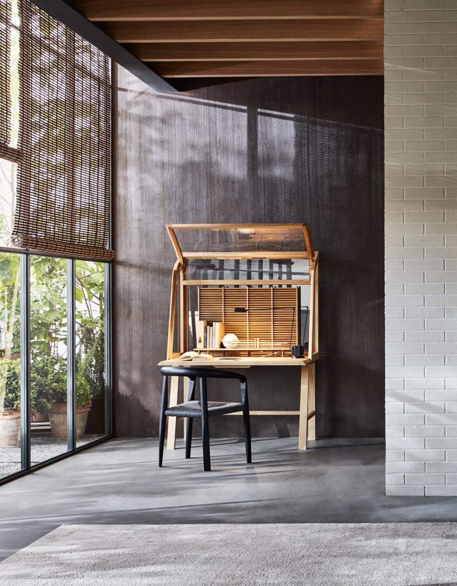 MHC.3 MISS Rope and wooden chair with armrests
