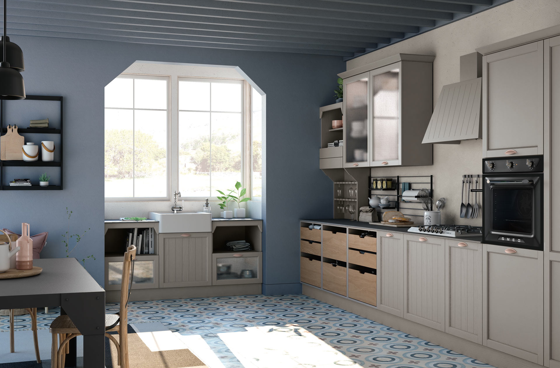 CONTEMPO Lacquered kitchen
