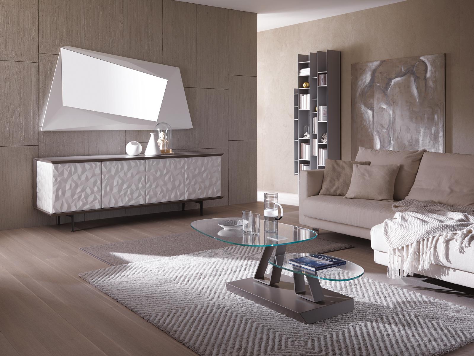 BYBLOS Wall-mounted modular bookcase