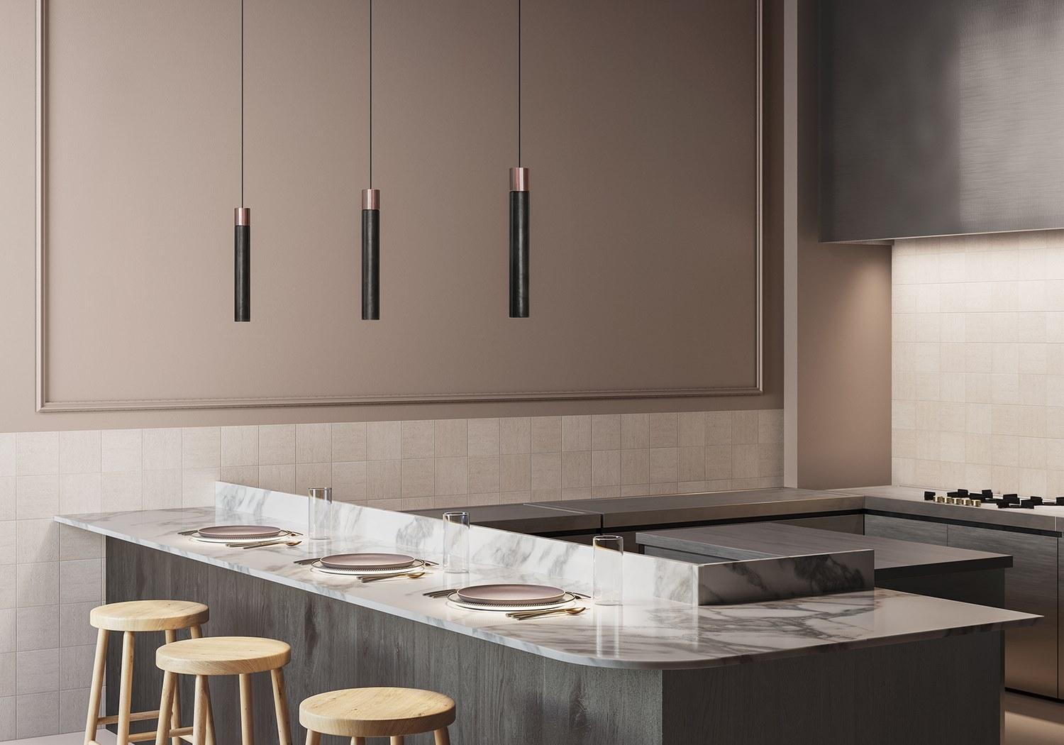 MINIMAL LED ceramic pendant lamp