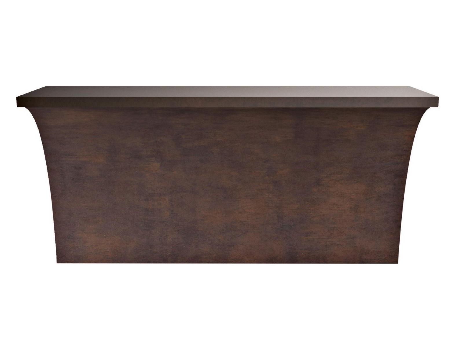 TROPEA Rectangular iron console table