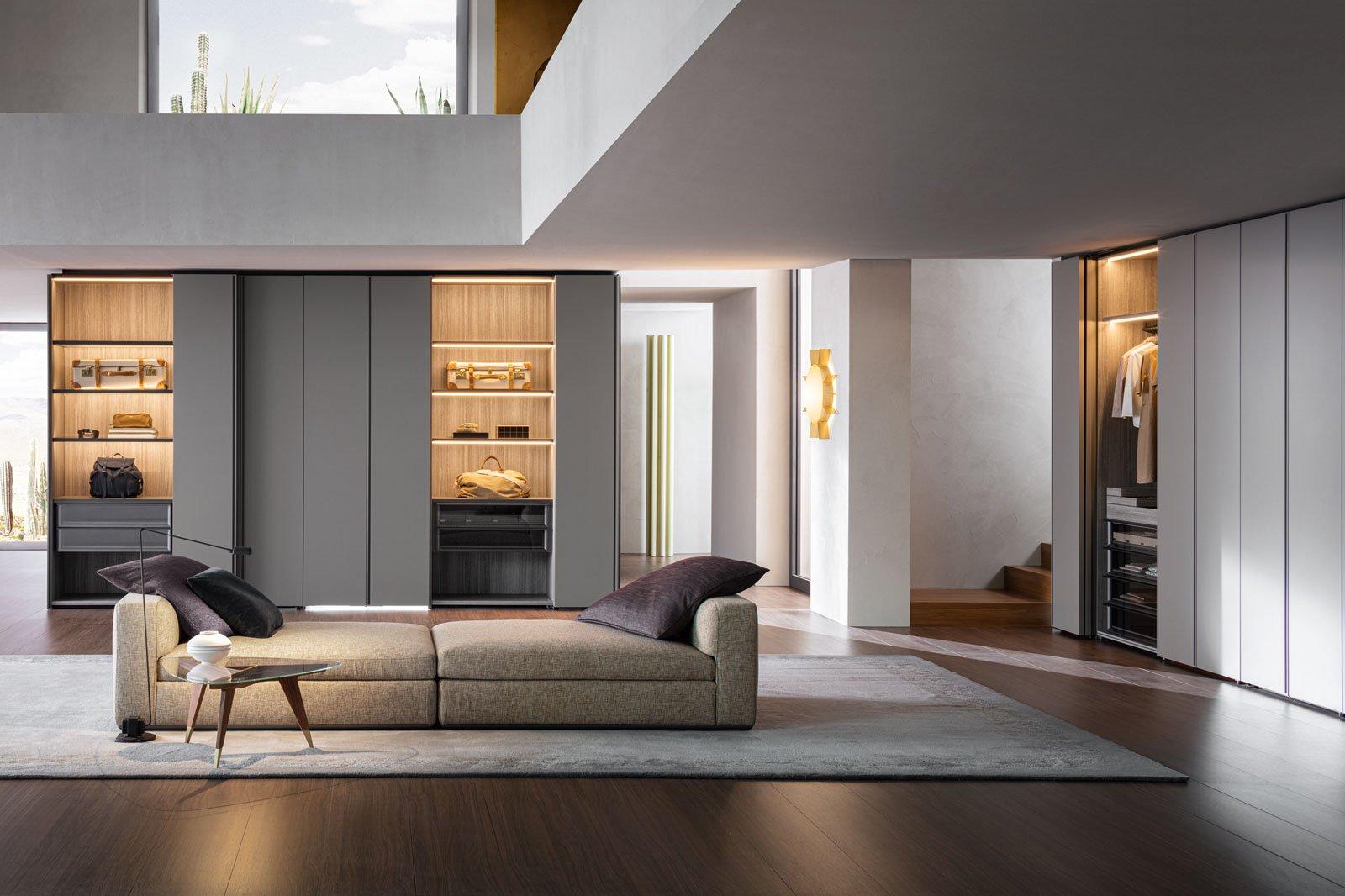 GLISS MASTER SISTEMA 7 Sectional walk-in wardrobe