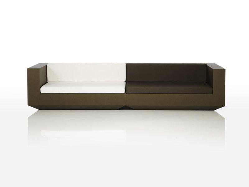 VELA L Corner polyethylene garden sofa