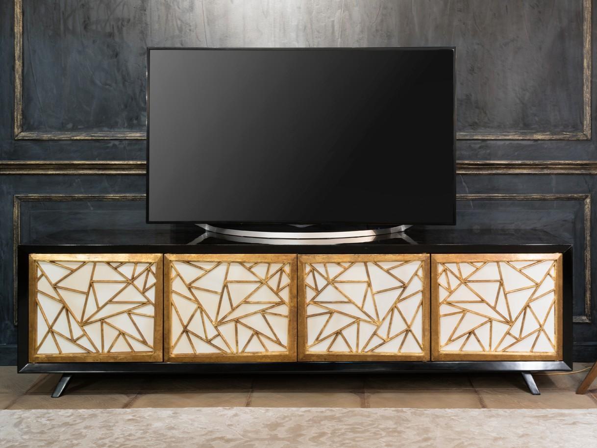 GILLO Ebony sideboard with doors