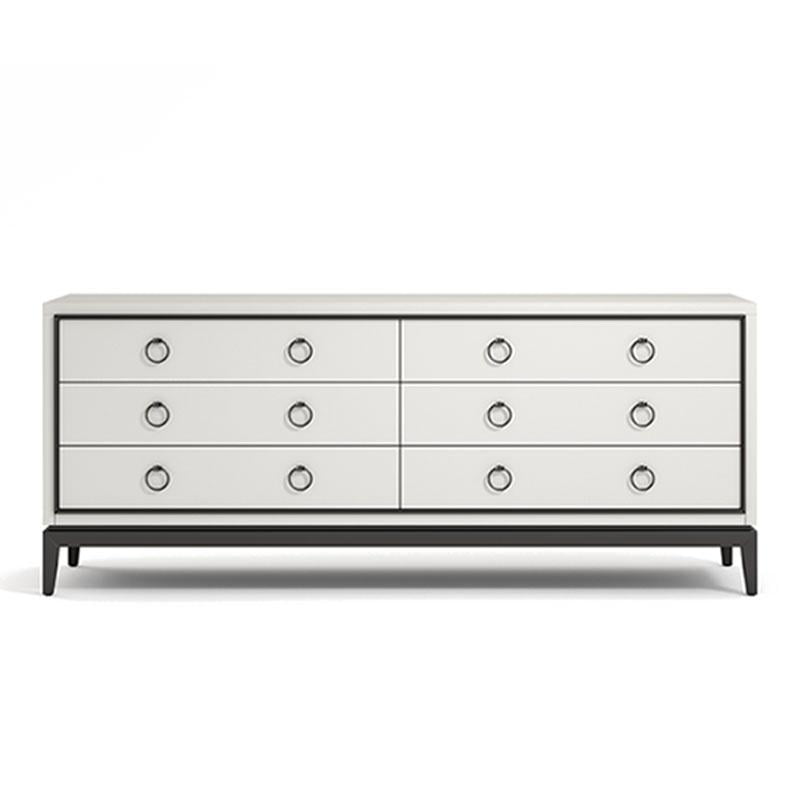 ASMARA Rectangular lacquered chest of drawers