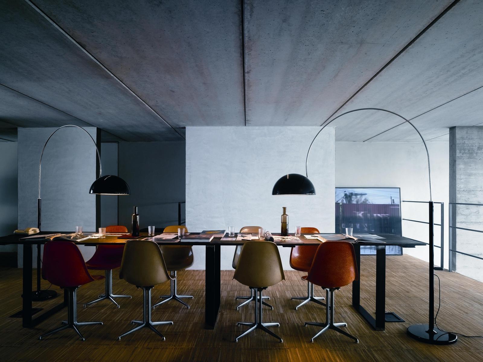 COUPÉ - 3320/R Direct light height-adjustable arc lamp