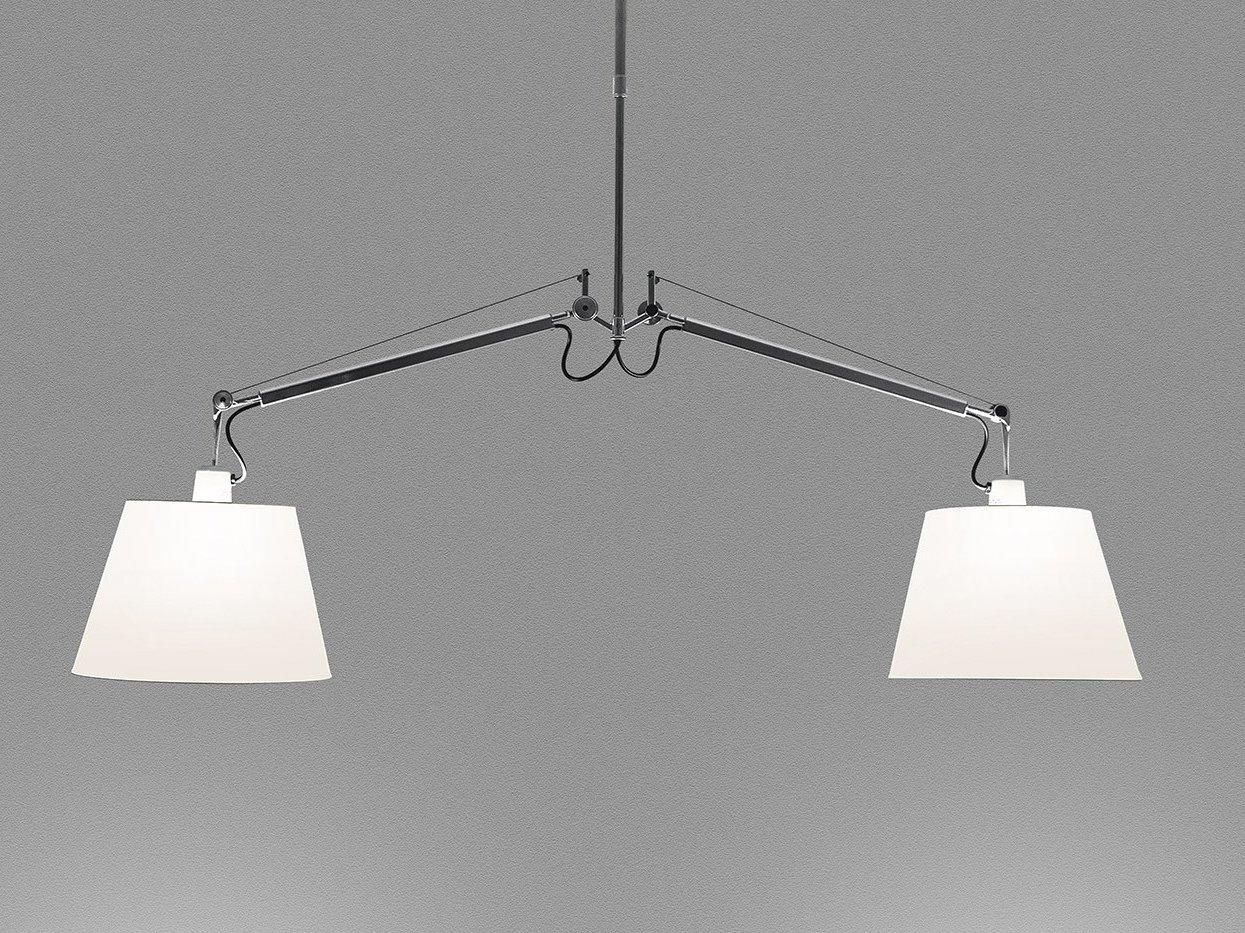 TOLOMEO BASCULANTE SUSPENSION 2 BRACCI Swivel pendant lamp