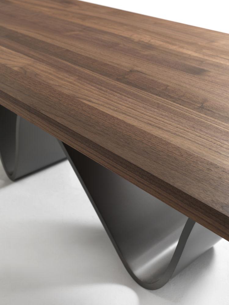 BREE E ONDA Rectangular wood table