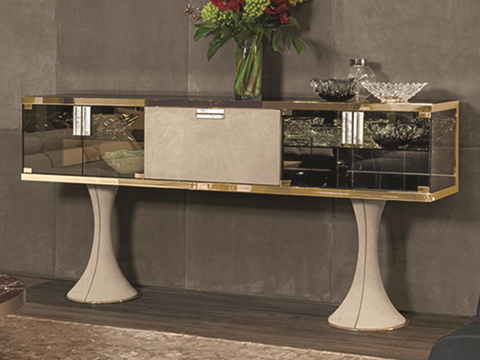 OSCAR Modular veneer sideboard with drawers