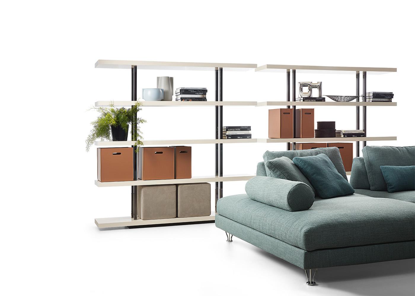 HOTELLO Open freestanding honeycomb bookcase