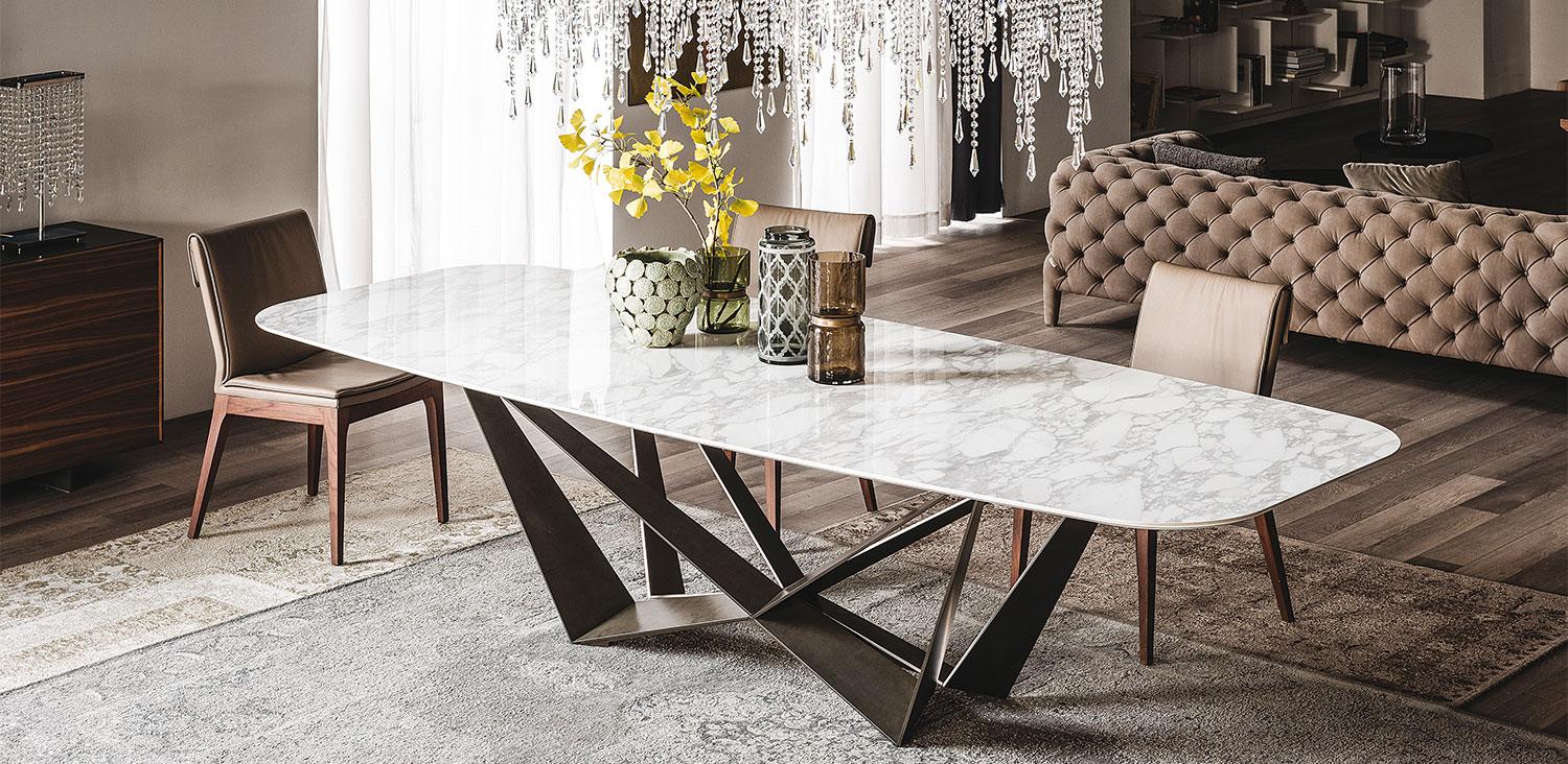 SKORPIO KERAMIK Rectangular ceramic table