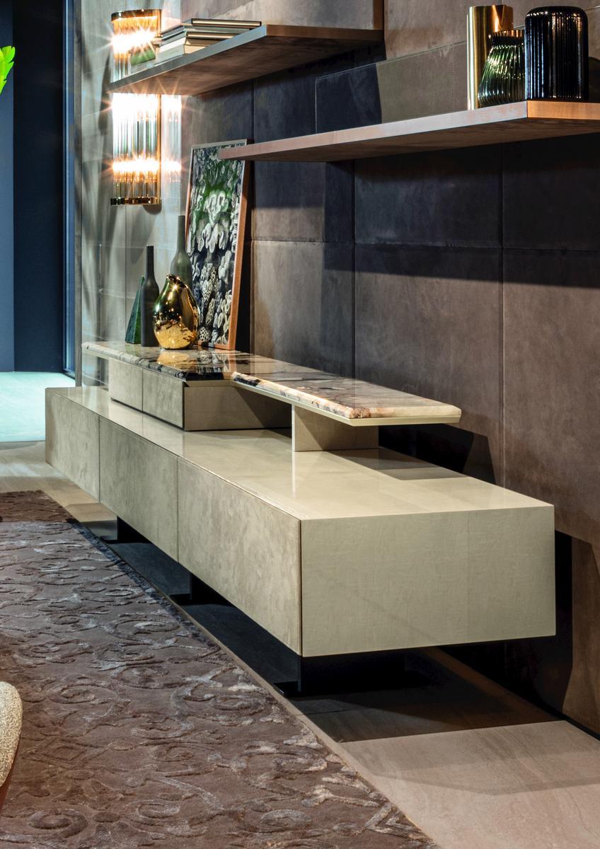 NEPTUNE Modular metal sideboard with drawers