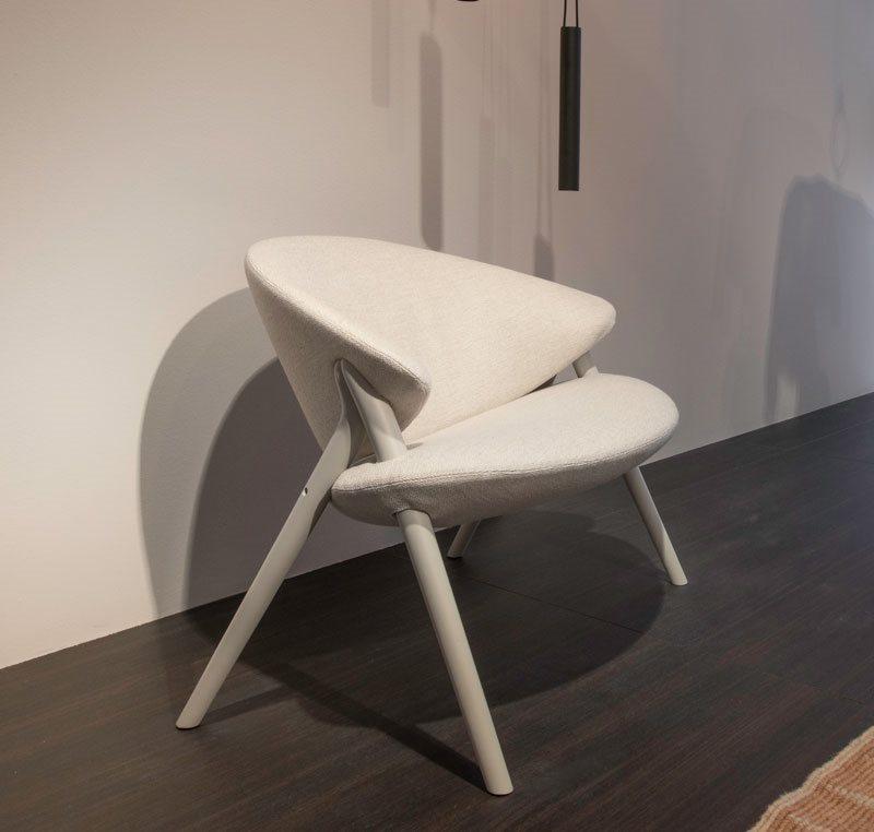 OLIVA Fabric easy chair with removable cover
