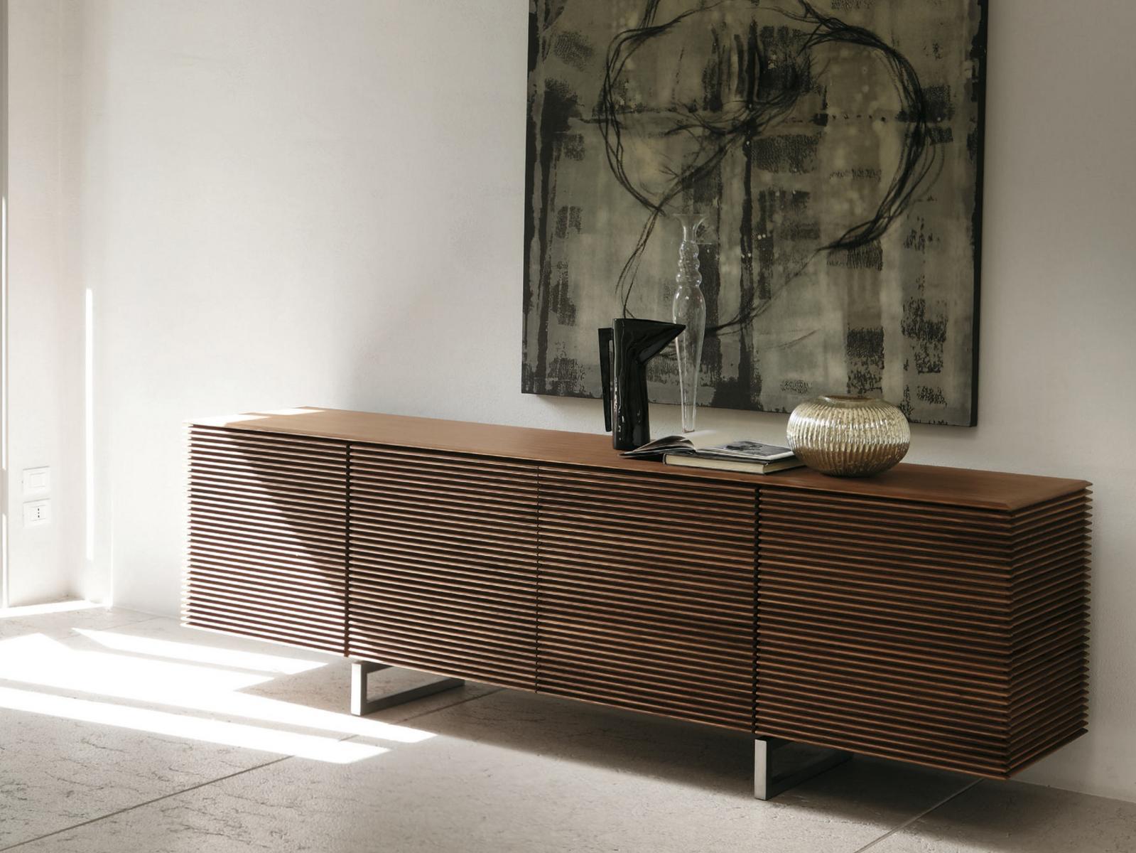 RIGA Walnut sideboard with doors